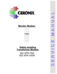 Ceronix Service Manual 03.02 - The Shaffer Distributing Company