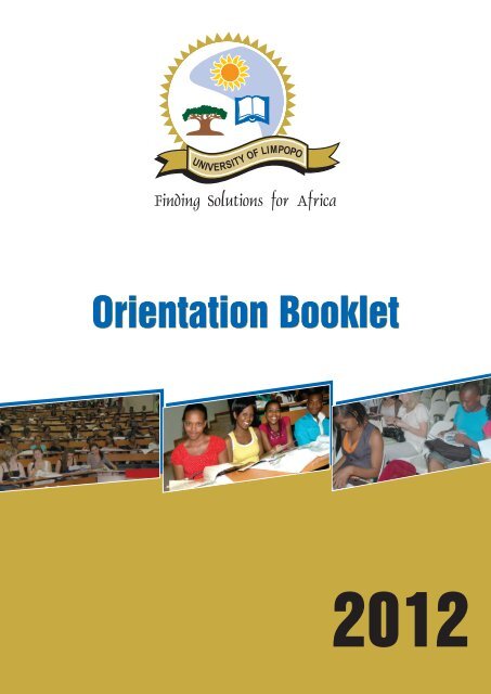 Orientation Booklet 2012 - University of Limpopo