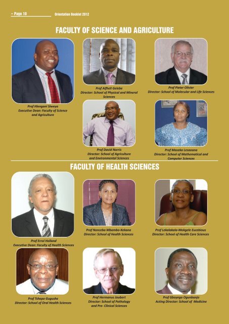 Orientation Booklet 2012 - University of Limpopo