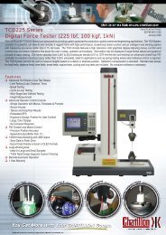 TCD225 Series Digital Force Tester (225 lbf, 100 kgf, 1kN)