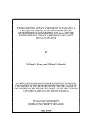 Environmental Impact Assessment in Tanzania by Wilfred Mawalla ...