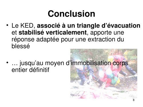 KED evacuation II - Association Nationale des MÃ©decins du Secours ...