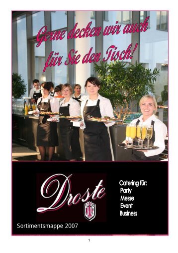 Sortimentsmappe 2007 - Droste