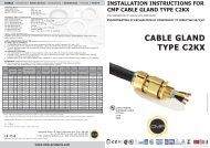 CABLE GLAND TYPE C2KX - CMP Products