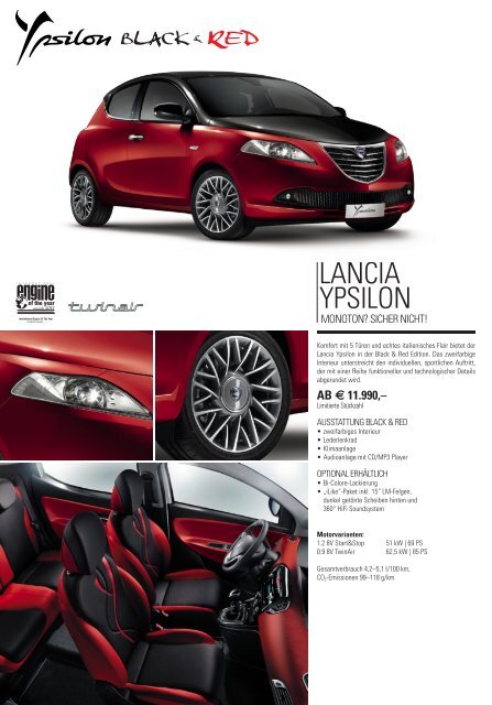 DIE NEUEN LANCIA MODELLE LANCIA YPSILON LANCIA YPSILON