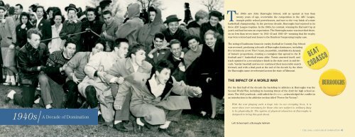 1940s A Decade of Domination - John Burroughs School