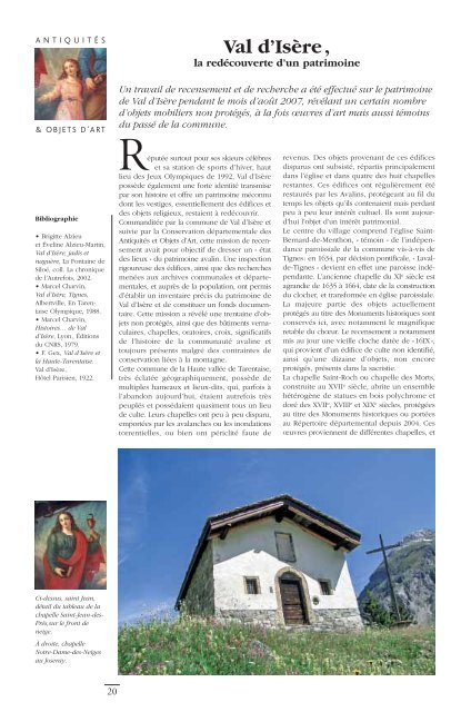 La rubrique - Conseil Général de Savoie