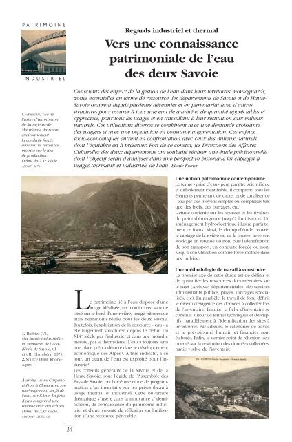 La rubrique - Conseil Général de Savoie