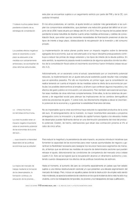 INFORME ANUAL DEL BANCO DE ESPAÃA 2009 - El Mundo