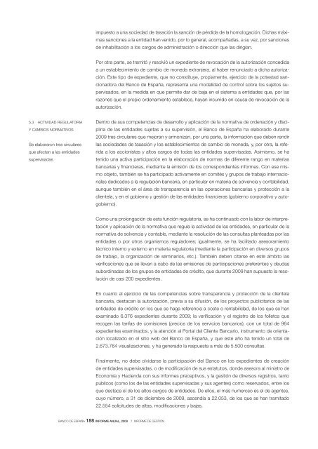 INFORME ANUAL DEL BANCO DE ESPAÃA 2009 - El Mundo