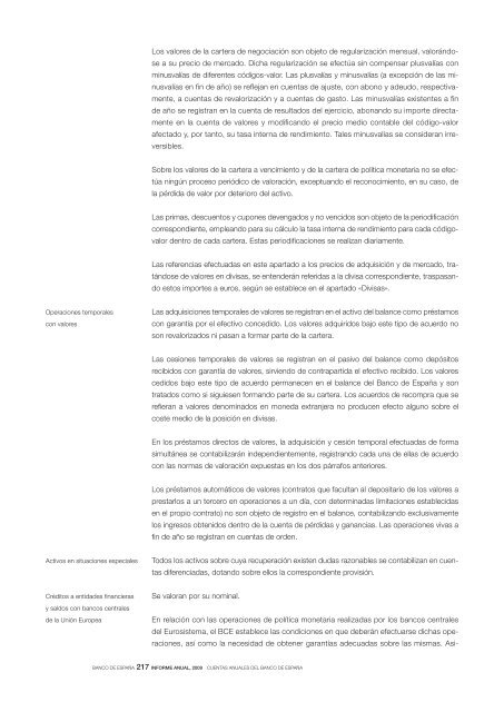 INFORME ANUAL DEL BANCO DE ESPAÃA 2009 - El Mundo