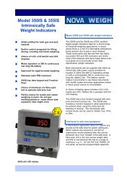 350 355 IS indicator - Nova Weigh