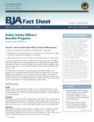 Public Safety Officers' Benefits Program Fact Sheet