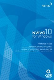 NVivo 10 - QSR International