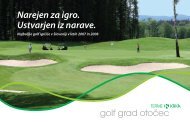 Golf prospekt - Terme Krka