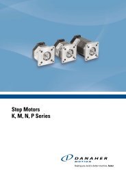 Stepper Motor Series P, M, N, K Motor Design