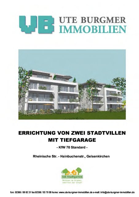 Baubeschreibung herunterladen (~0,8 Mb) - Ute Burgmer Immobilien