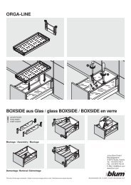 ORGA-LINE BOXSIDE aus Glas / glass BOXSIDE / BOXSIDE ... - Blum