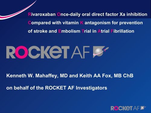 ROCKET AF Results - cardiomil.com.uy