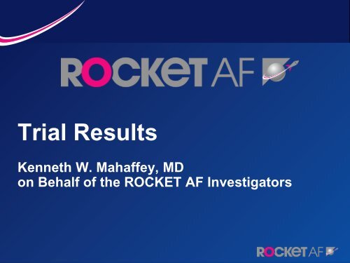 ROCKET AF Results - cardiomil.com.uy