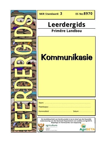 Kommunikasie - AgriSETA