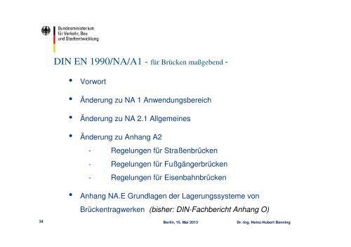 Dr.-Ing. Heinz Hubert Benning EinfÃ¼hrung der Eurocodes aus ... - VSVI