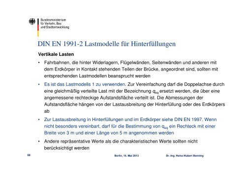 Dr.-Ing. Heinz Hubert Benning EinfÃ¼hrung der Eurocodes aus ... - VSVI