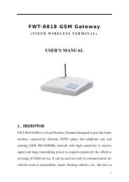 FWT-8818 GSM Gateway - Linksz.net