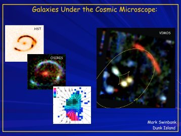 Galaxies Under the Cosmic Microscope: