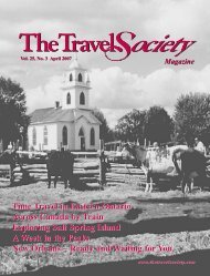 Vol. 25 No. 3 April 2007 - The Travel Society