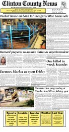 Farmers Market to open Friday - Clinton County News