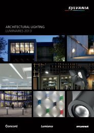 ARCHITECTURAL LIGHTING LUMINAIRES 2013 - Projectista.pt