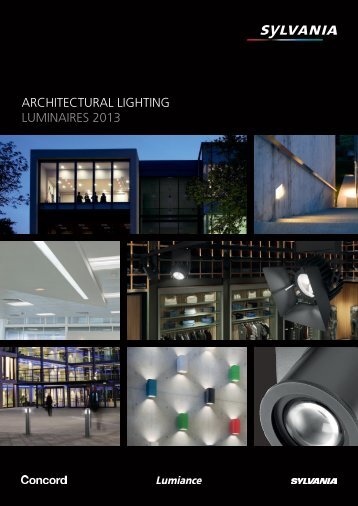 ARCHITECTURAL LIGHTING LUMINAIRES 2013 - Projectista.pt