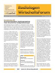 Radiologen WirtschaftsForum - Guerbet