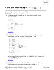 Gates and Boolean logic [Printable PDF version] - MIT