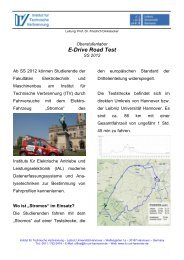 Labor: E-Drive Road Test - Institut fÃ¼r Antriebssysteme und ...