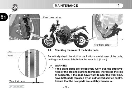 Brutale_RR_MY11 Manual Mantenimiento ... - MV Agusta