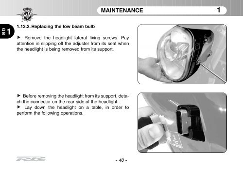 Brutale_RR_MY11 Manual Mantenimiento ... - MV Agusta