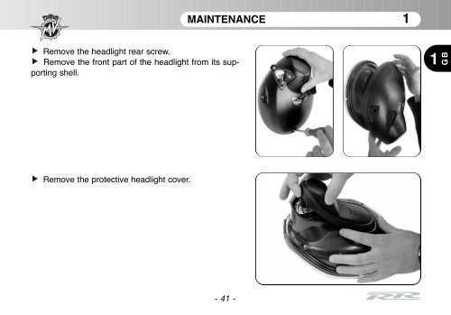 Brutale_RR_MY11 Manual Mantenimiento ... - MV Agusta