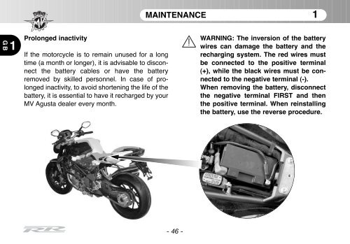 Brutale_RR_MY11 Manual Mantenimiento ... - MV Agusta