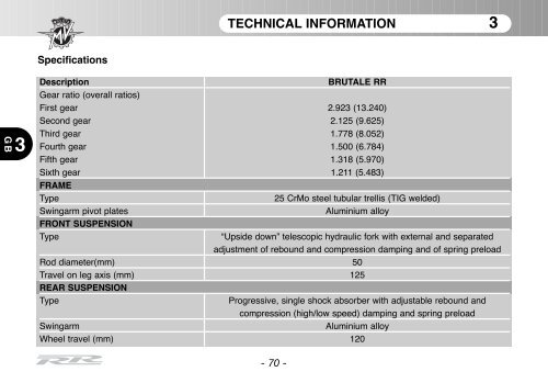 Brutale_RR_MY11 Manual Mantenimiento ... - MV Agusta