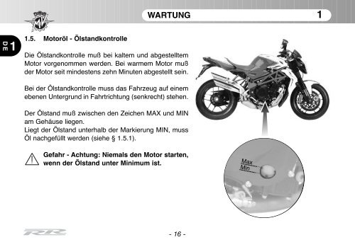 Brutale_RR_MY11 Manual Mantenimiento ... - MV Agusta