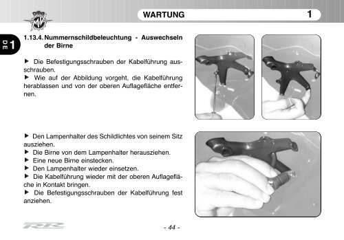 Brutale_RR_MY11 Manual Mantenimiento ... - MV Agusta