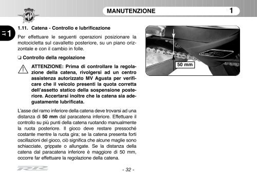 Brutale_RR_MY11 Manual Mantenimiento ... - MV Agusta