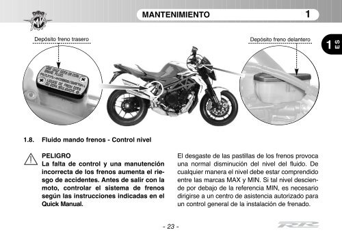 Brutale_RR_MY11 Manual Mantenimiento ... - MV Agusta