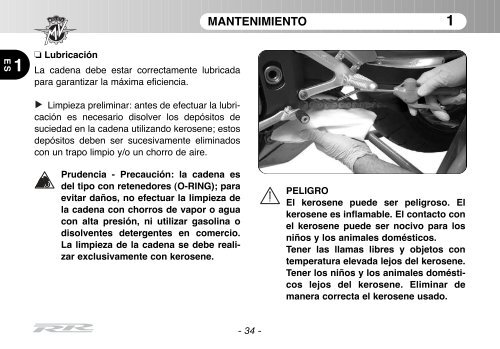 Brutale_RR_MY11 Manual Mantenimiento ... - MV Agusta