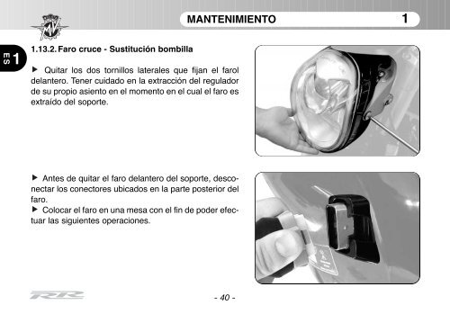 Brutale_RR_MY11 Manual Mantenimiento ... - MV Agusta