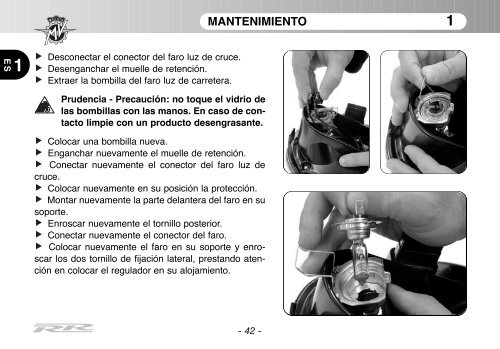 Brutale_RR_MY11 Manual Mantenimiento ... - MV Agusta