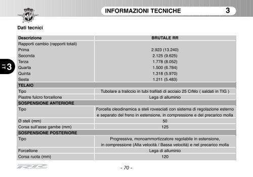 Brutale_RR_MY11 Manual Mantenimiento ... - MV Agusta