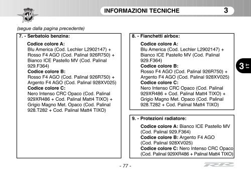 Brutale_RR_MY11 Manual Mantenimiento ... - MV Agusta